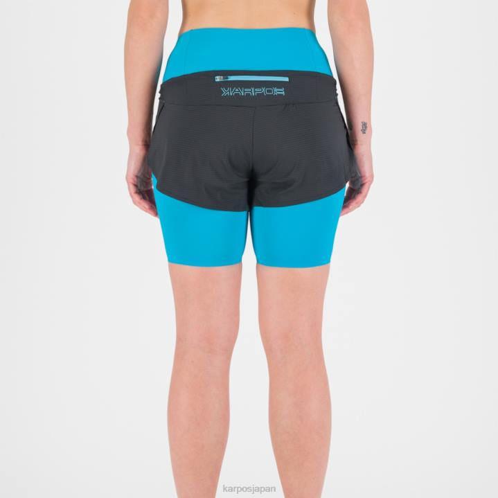 短い| ブルーバード/ブラック Karpos 女性 センギアwショート F4DL1554