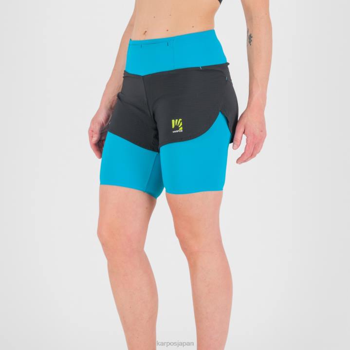 短い| ブルーバード/ブラック Karpos 女性 センギアwショート F4DL1554
