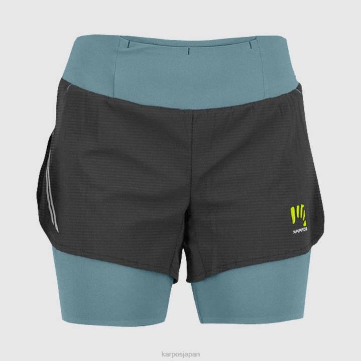 短い| スプリングレイク/ブラック Karpos 女性 センギアwショート F4DL1555