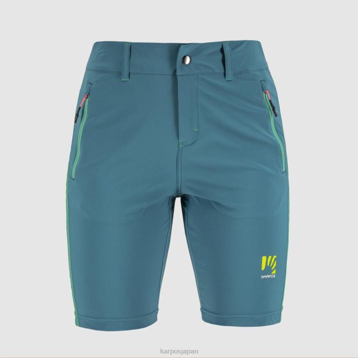短い| ハイドロ/プールグリーン Karpos 女性 ファンタジア w バミューダ F4DL1565