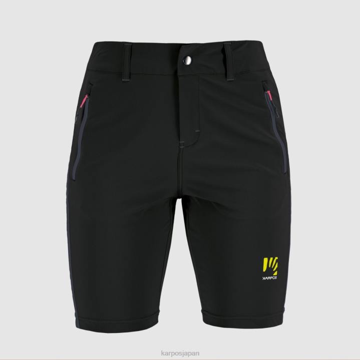 短い| ブラック/オンブルブルー Karpos 女性 ファンタジア w バミューダ F4DL1566