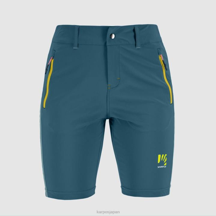 短い| コルセア/アドリアティックブルー Karpos 女性 ファンタジア w バミューダ F4DL1568