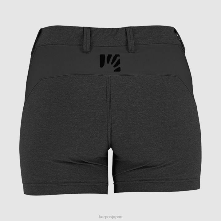 短い| 黒 Karpos 女性 サンタクローチェwショート F4DL1600