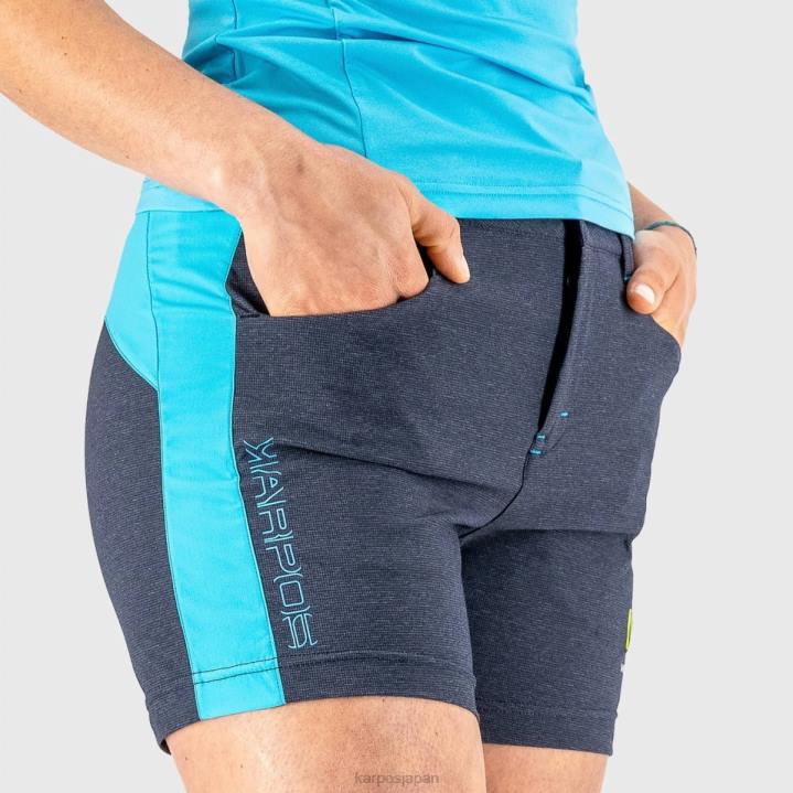 短い| ブラック/キャバレー Karpos 女性 サンタクローチェwショート F4DL1603