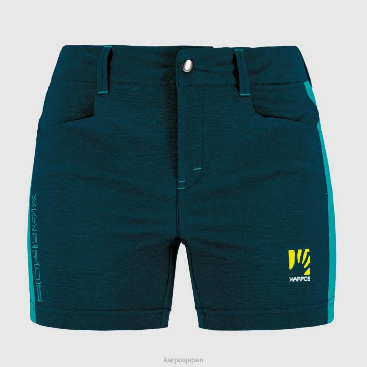 短い| モロッカンブルー/ブルーバード Karpos 女性 サンタクローチェwショート F4DL1604