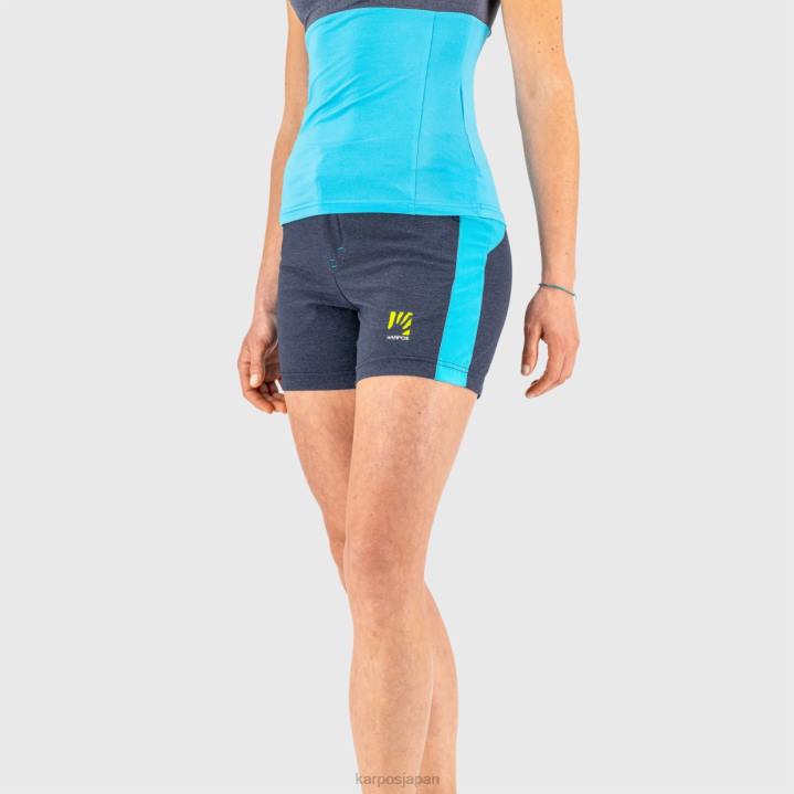 短い| モロッカンブルー/ブルーバード Karpos 女性 サンタクローチェwショート F4DL1604