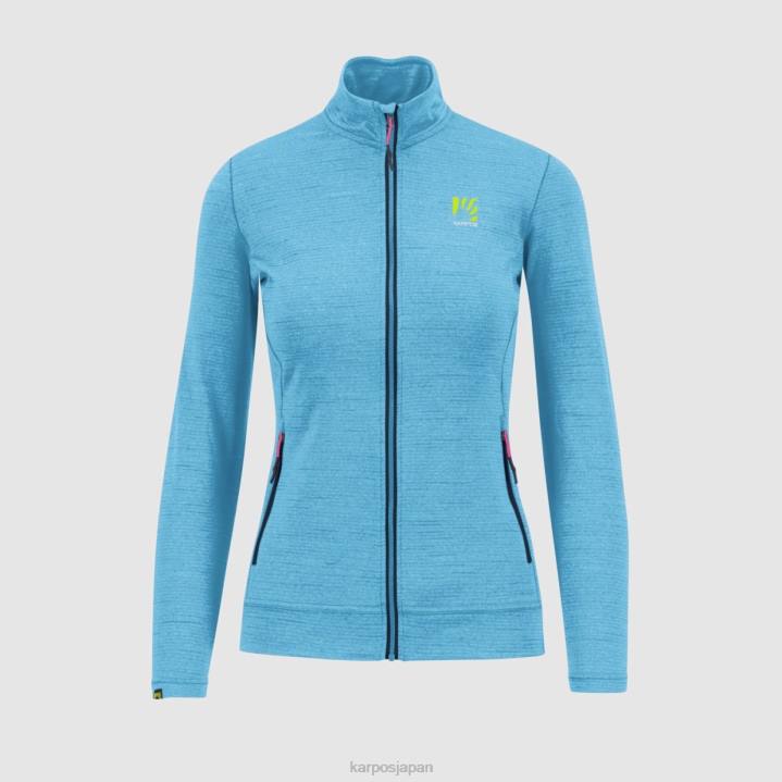 フリース| 青い環礁 Karpos 女性 ポメデス w Tシャツ ls F4DL1189