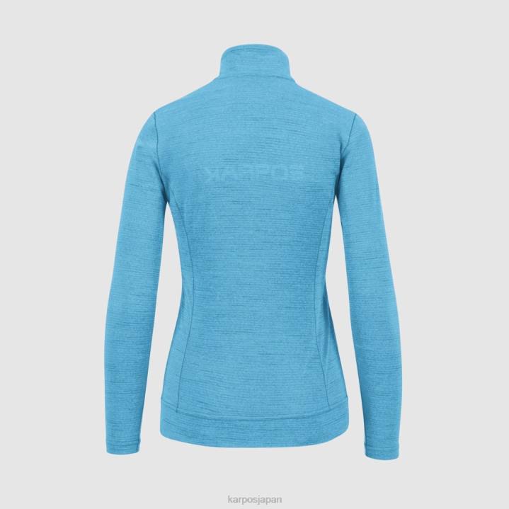 フリース| 青い環礁 Karpos 女性 ポメデス w Tシャツ ls F4DL1189