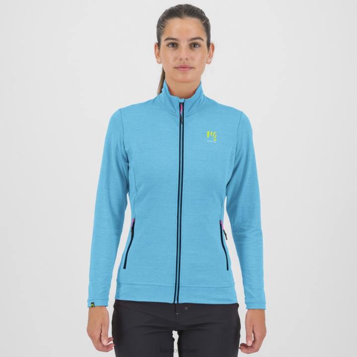 フリース| 青い環礁 Karpos 女性 ポメデス w Tシャツ ls F4DL1189