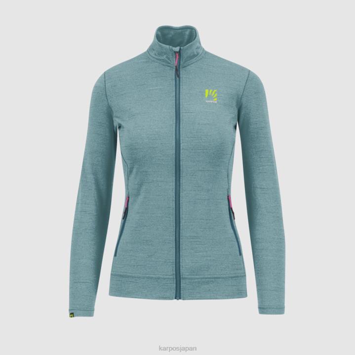 フリース| アドリアティックブルー Karpos 女性 ポメデス w Tシャツ ls F4DL1191