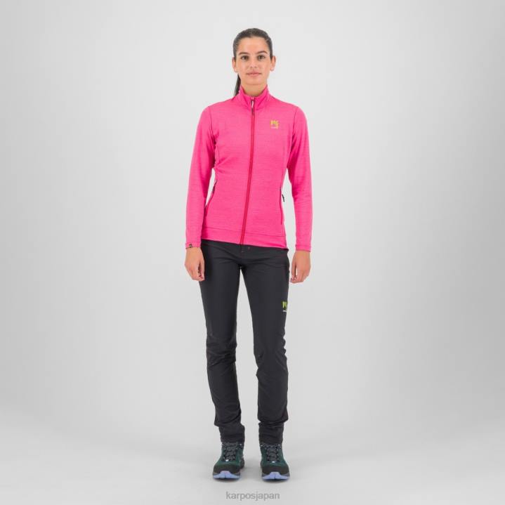 フリース| ほのめかし Karpos 女性 ポメデス w Tシャツ ls F4DL1193