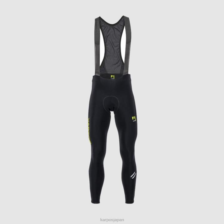 パンツ| ブラック/サルファー S. Karpos 男性 ヴァーヴ ウィンター ビブタイト F4DL569