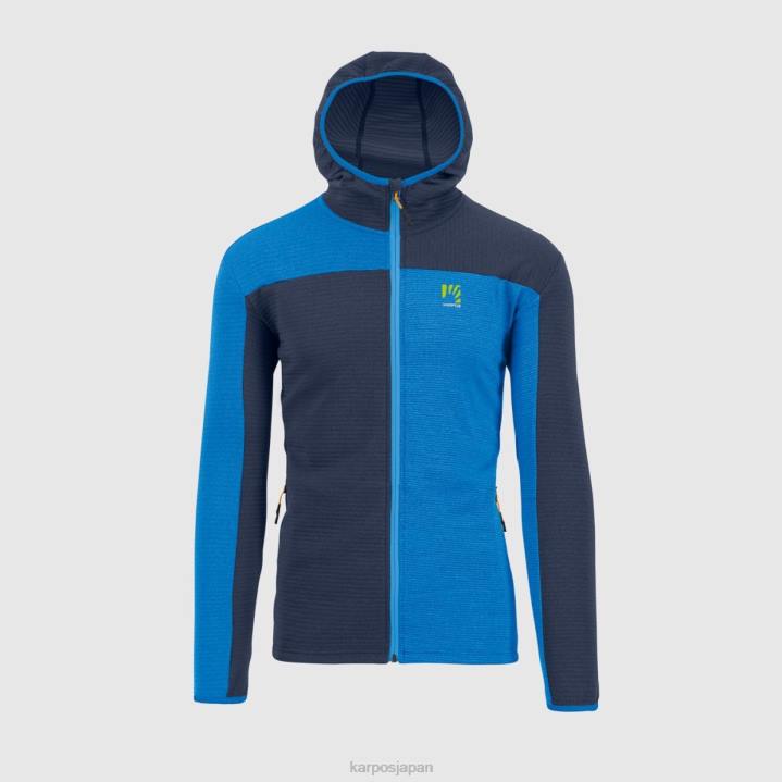 フリース| インディゴ b./宇宙 Karpos 男性 ヌヴォラウフリース F4DL234