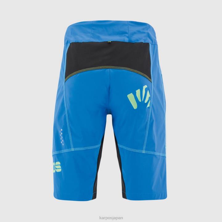 短い| インディゴb./ブラック/グリーンフルオ Karpos 男性 バリスティックエボショーツ F4DL675