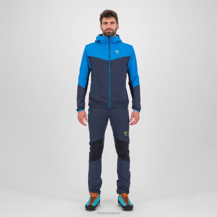 ジャケット| 宇宙/インディゴ b./タンジェリン Karpos 男性 リーデ コンバーチブルジャケット F4DL94