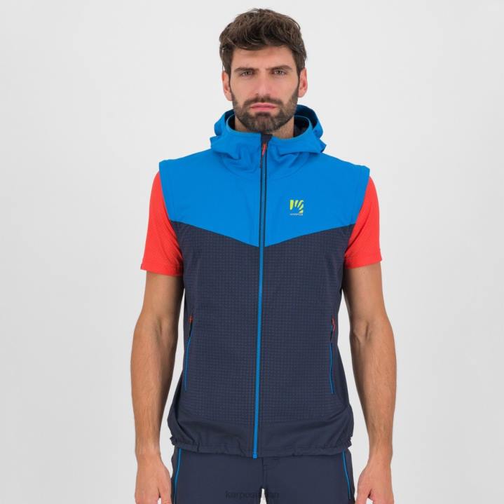 ジャケット| 宇宙/インディゴ b./タンジェリン Karpos 男性 リーデ コンバーチブルジャケット F4DL94