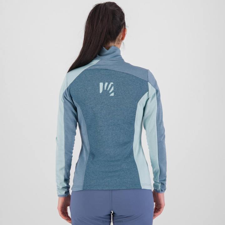 フリース| ベーリング海/山の泉/str Karpos 女性 フェデラ ハーフジップ フリース付き F4DL1203