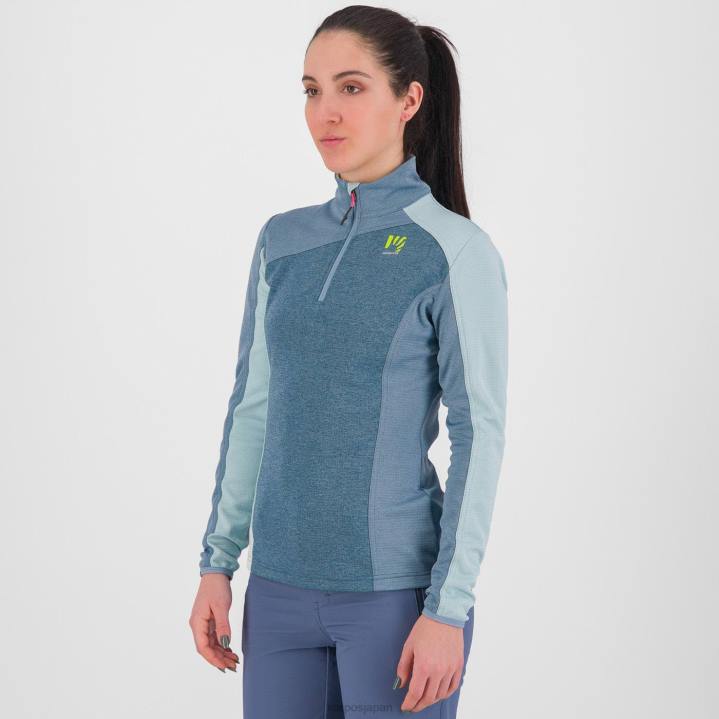 フリース| ベーリング海/山の泉/str Karpos 女性 フェデラ ハーフジップ フリース付き F4DL1203