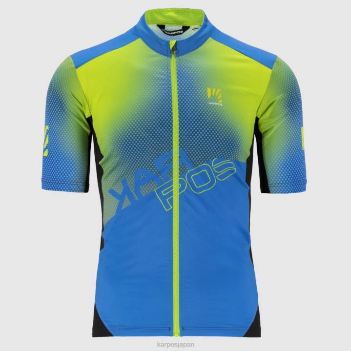 Tシャツ| プリント1 インディゴb./ブラック/グリーン Karpos 男性 ジャンプジャージ F4DL304