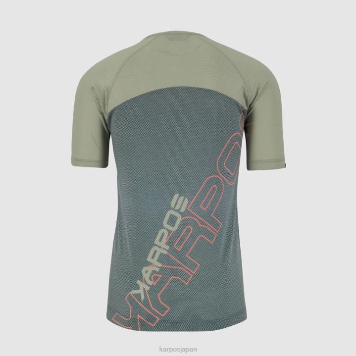 Tシャツ| 暗い海/波しぶき Karpos 男性 移動したEVOジャージ F4DL337