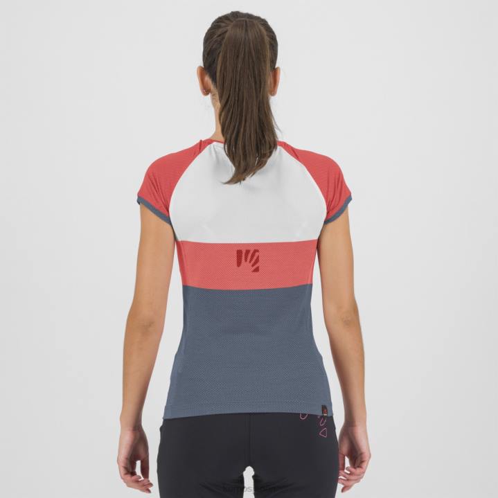 Tシャツ| ホットコーラル/クラウドダンサー/ヴィンテージ Karpos 女性 移動したEVO Wジャージ F4DL1246