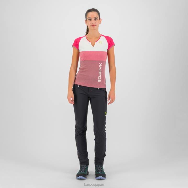 Tシャツ| ほのめかし/白/チェリージュビレ Karpos 女性 移動したEVO Wジャージ F4DL1248