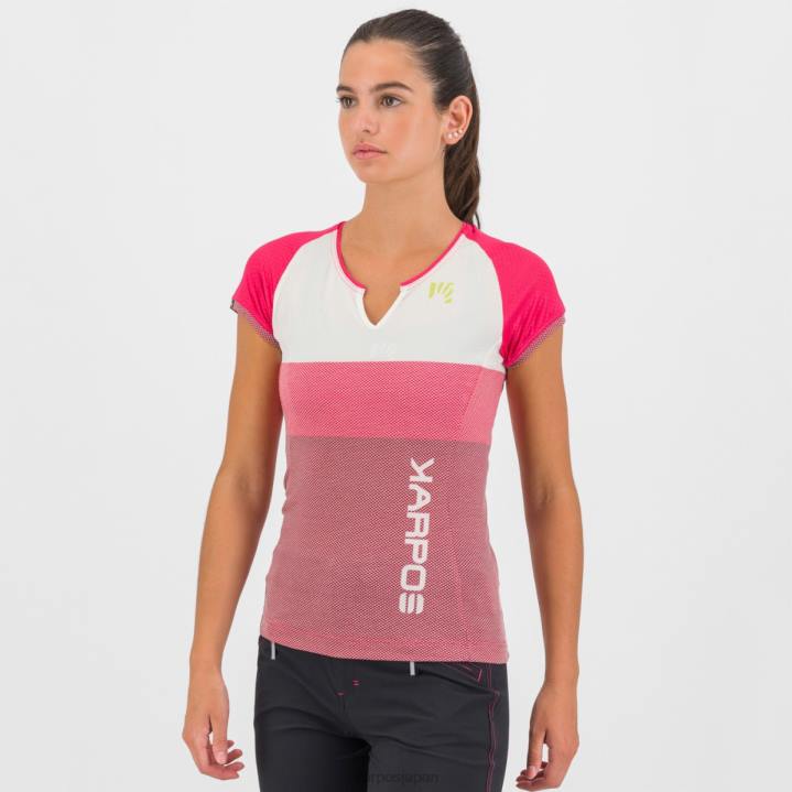 Tシャツ| ほのめかし/白/チェリージュビレ Karpos 女性 移動したEVO Wジャージ F4DL1248