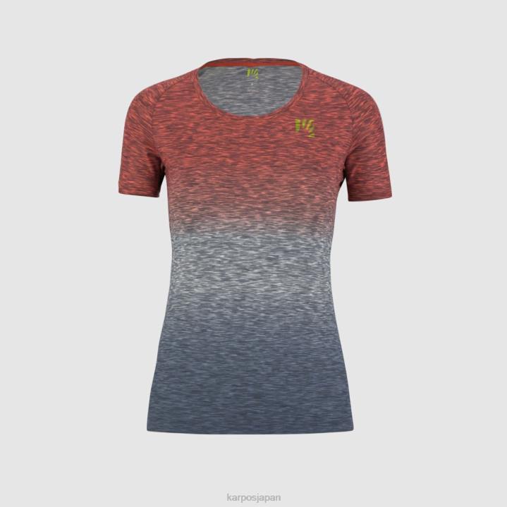 Tシャツ| ほのめかし/オンブルブルー Karpos 女性 プラート広場 ジャージ付き F4DL1271