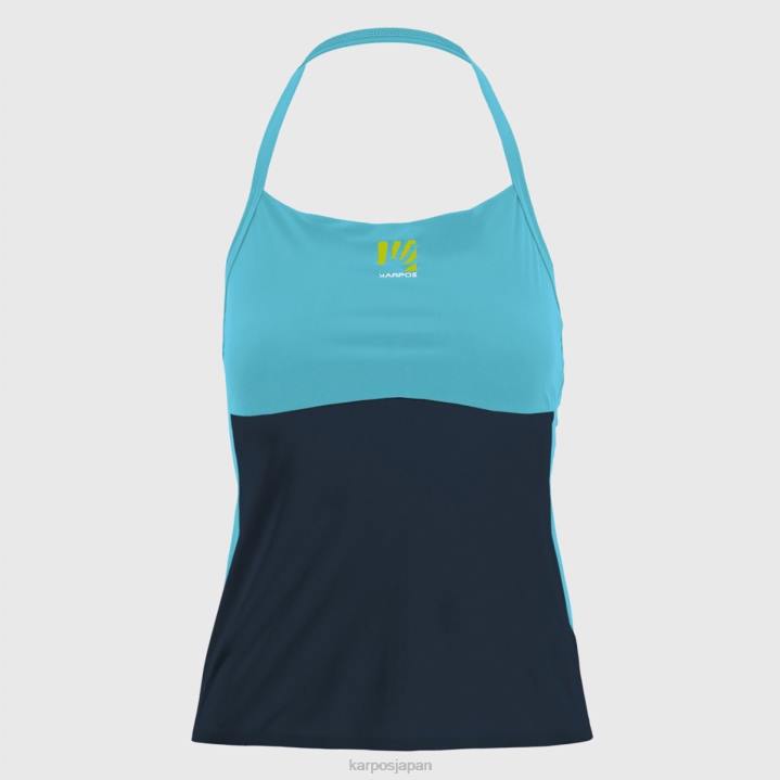 Tシャツ| スカイキャプテン/ブルーアトール Karpos 女性 のんびりした太陽とトップ F4DL1337