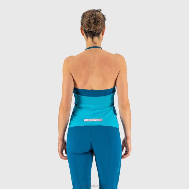 Tシャツ| ブルーバード/モロッカンブルー Karpos 女性 のんびりした太陽とトップ F4DL1339