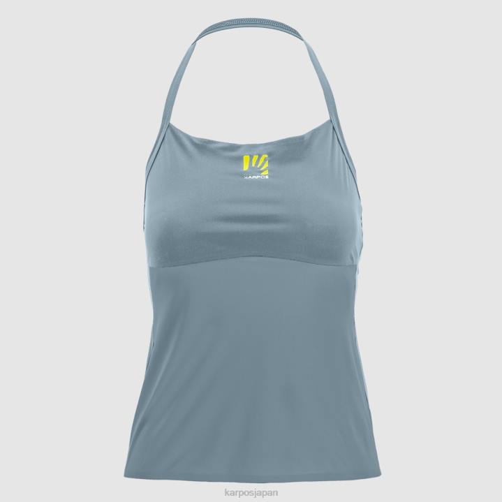 Tシャツ| 春の湖 Karpos 女性 のんびりした太陽とトップ F4DL1341