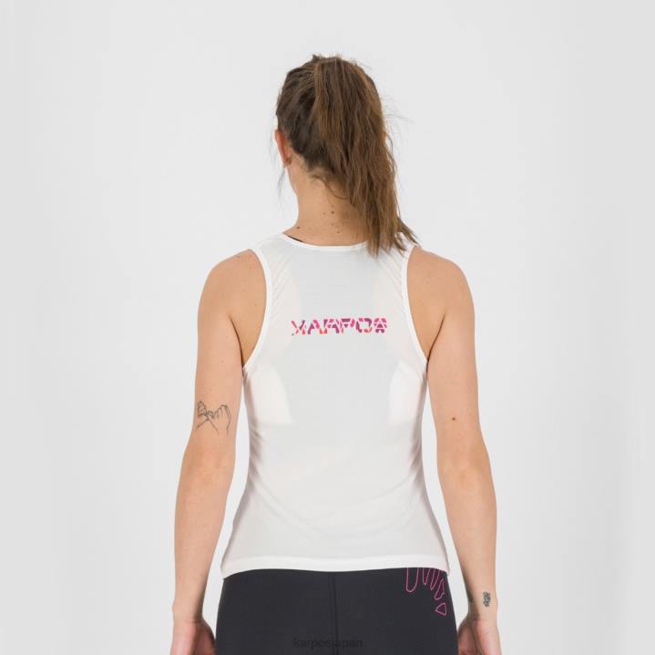 Tシャツ| 白 Karpos 女性 ロマ ウィ トップ F4DL1384