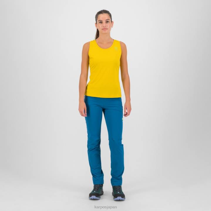 Tシャツ| レモンカレー/アドリアティックブルー/コルス Karpos 女性 ロマ ウィ トップ F4DL1386