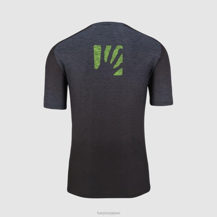 Tシャツ| ブラック/オンブルブルー/ジャスミングリーン Karpos 男性 プラート広場ジャージ F4DL355