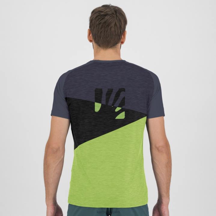 Tシャツ| ジャスミングリーン/オンブルブルー/ブラック Karpos 男性 クロダロッサジャージ F4DL363