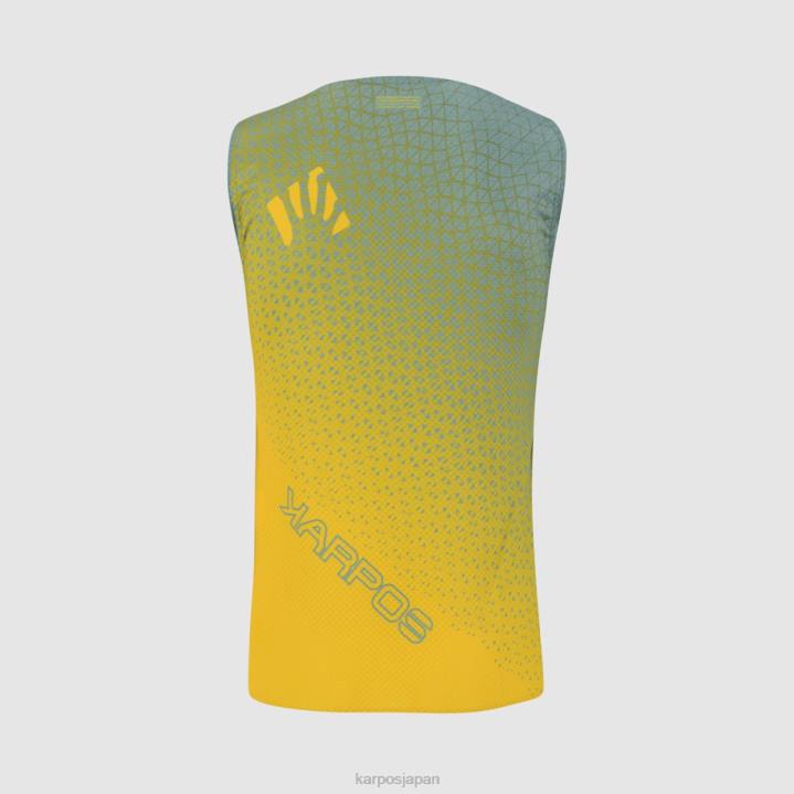 Tシャツ| レモンカレー/ダークスレート Karpos 男性 ラバレドウルトラタンク F4DL364