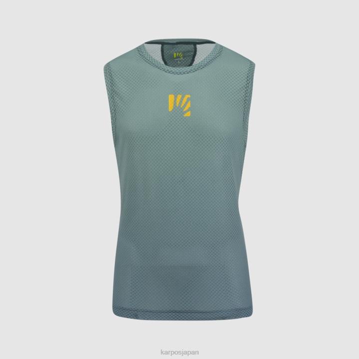 Tシャツ| ダークスレート/北大西洋 Karpos 男性 ヴァーヴ メッシュ ノースリーブ F4DL385