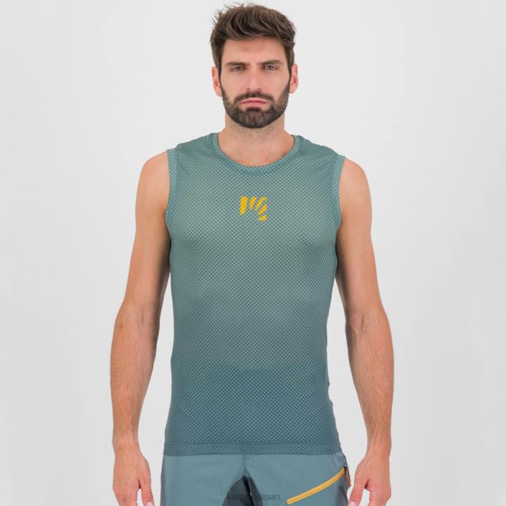 Tシャツ| ダークスレート/北大西洋 Karpos 男性 ヴァーヴ メッシュ ノースリーブ F4DL385