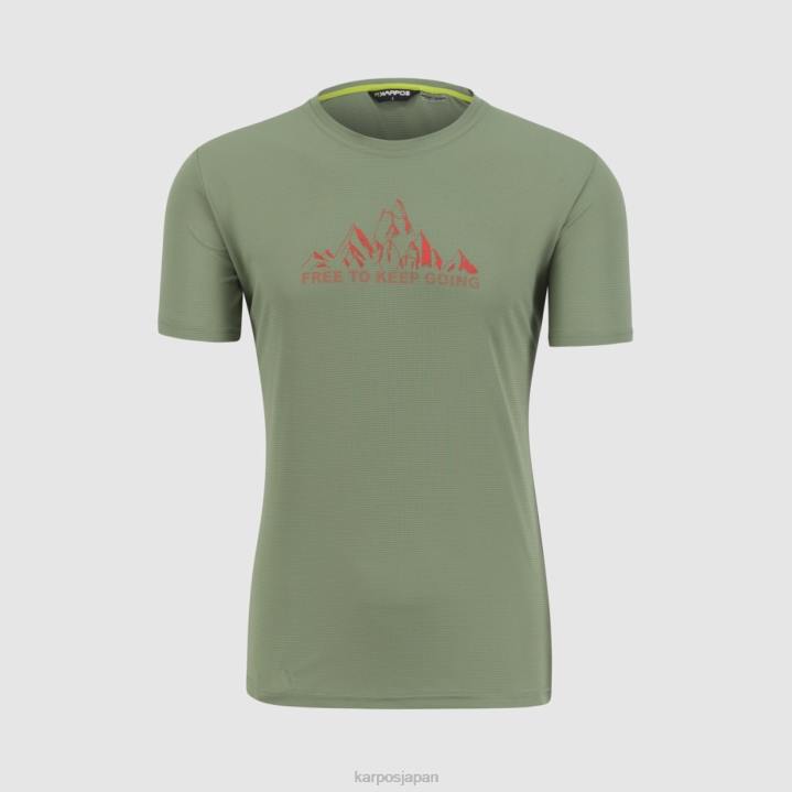 Tシャツ| 波しぶき Karpos 男性 ロマプリントジャージ F4DL397