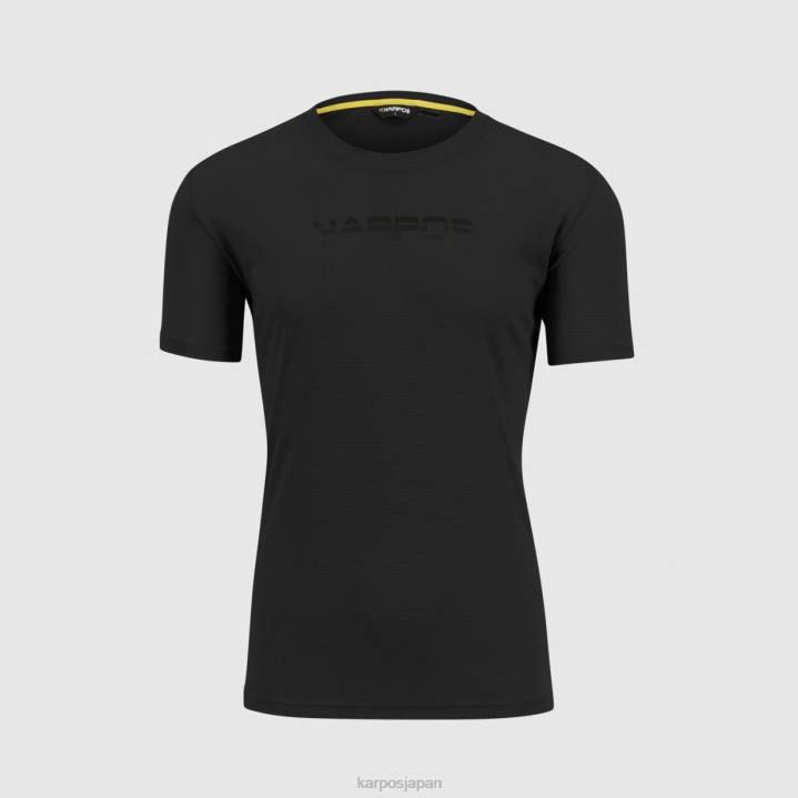 Tシャツ| 黒 Karpos 男性 ロマジャージ F4DL430