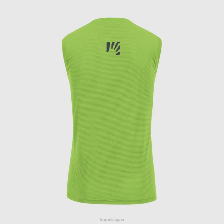 Tシャツ| ジャスミングリーン/オンブルブルー Karpos 男性 ロマタンク F4DL438