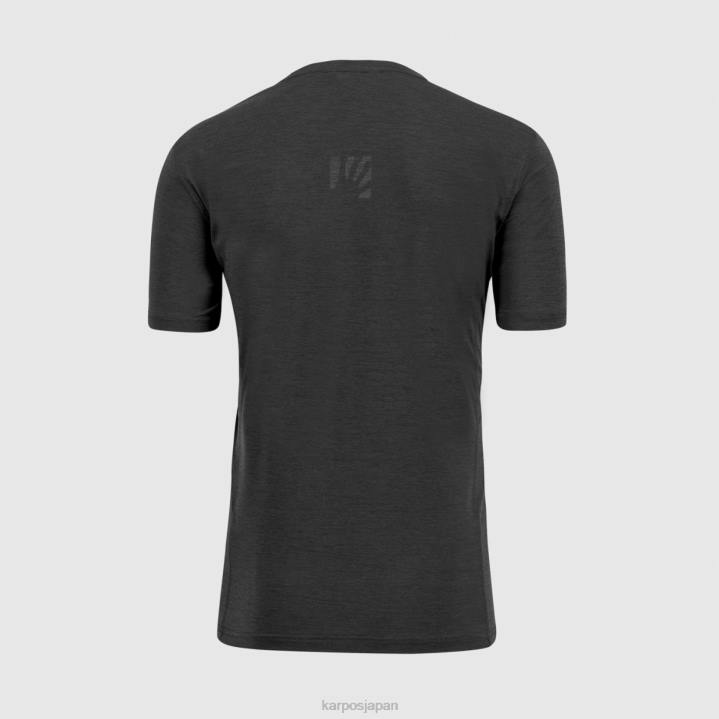 Tシャツ| 黒 Karpos 男性 KパフォーマンスTシャツ F4DL347