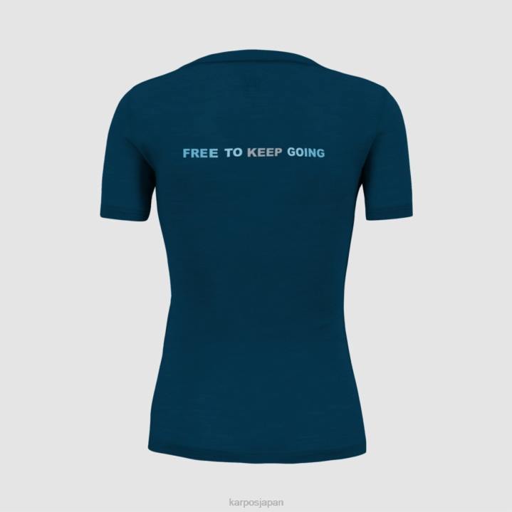 Tシャツ| ジブラルタル海 Karpos 女性 コッポロ メリノ Tシャツ F4DL1241
