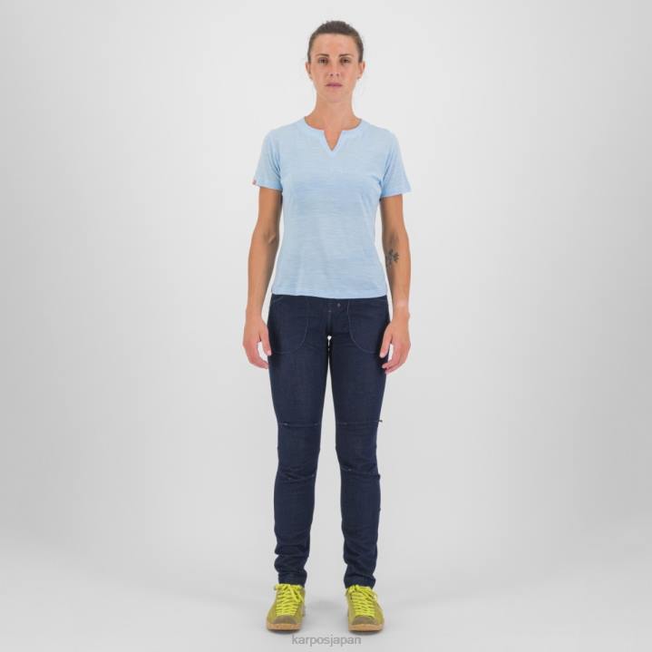 Tシャツ| アクアマリン Karpos 女性 コッポロ メリノ Tシャツ F4DL1242