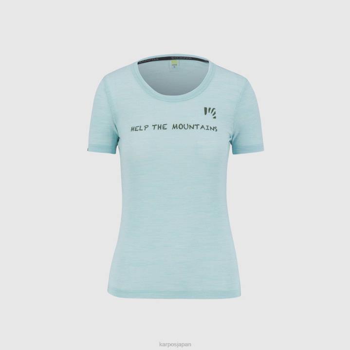 Tシャツ| アクアスカイ Karpos 女性 バノイメリノTシャツ F4DL1243