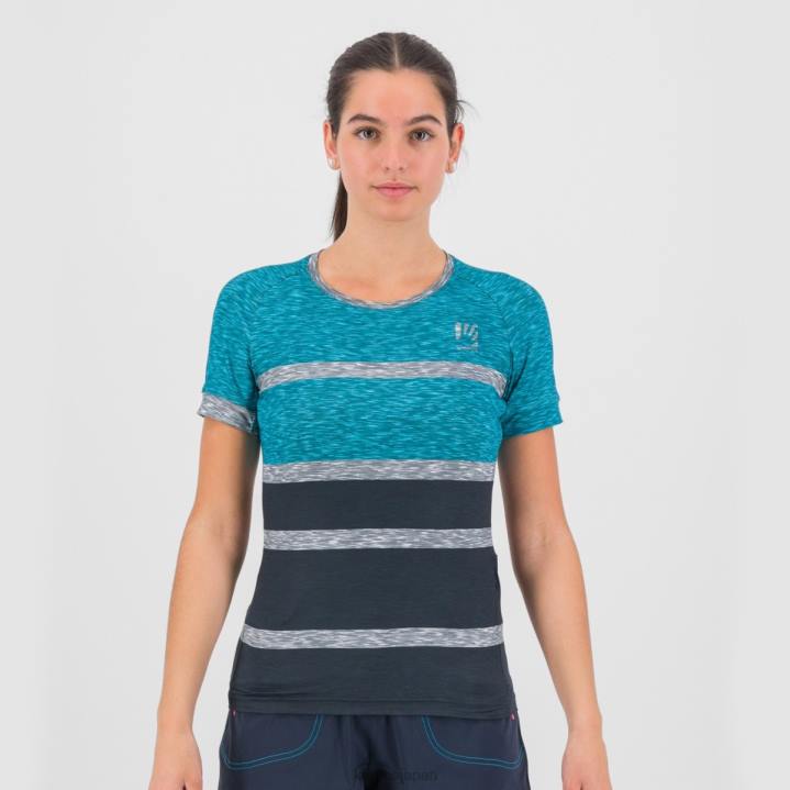 Tシャツ| スカイキャプテン/ブルーアトール Karpos 女性 元気なTシャツ F4DL1251