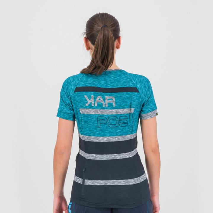 Tシャツ| スカイキャプテン/ブルーアトール Karpos 女性 元気なTシャツ F4DL1251