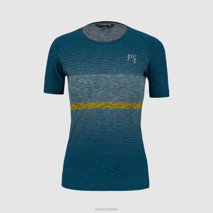 Tシャツ| コルセア/アドリアティックブルー Karpos 女性 元気なTシャツ F4DL1252