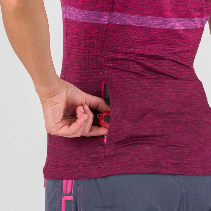 Tシャツ| ラズベリーラディアンス/キャバレー Karpos 女性 元気なTシャツ F4DL1253