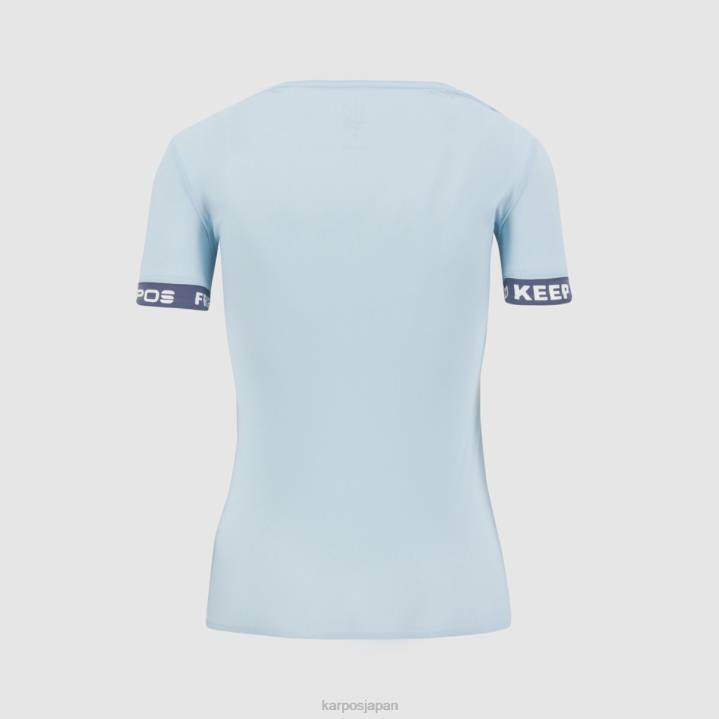 Tシャツ| アクアマリン/ヴィンテージインディゴ Karpos 女性 イージーフリズ Tシャツ付き F4DL1274